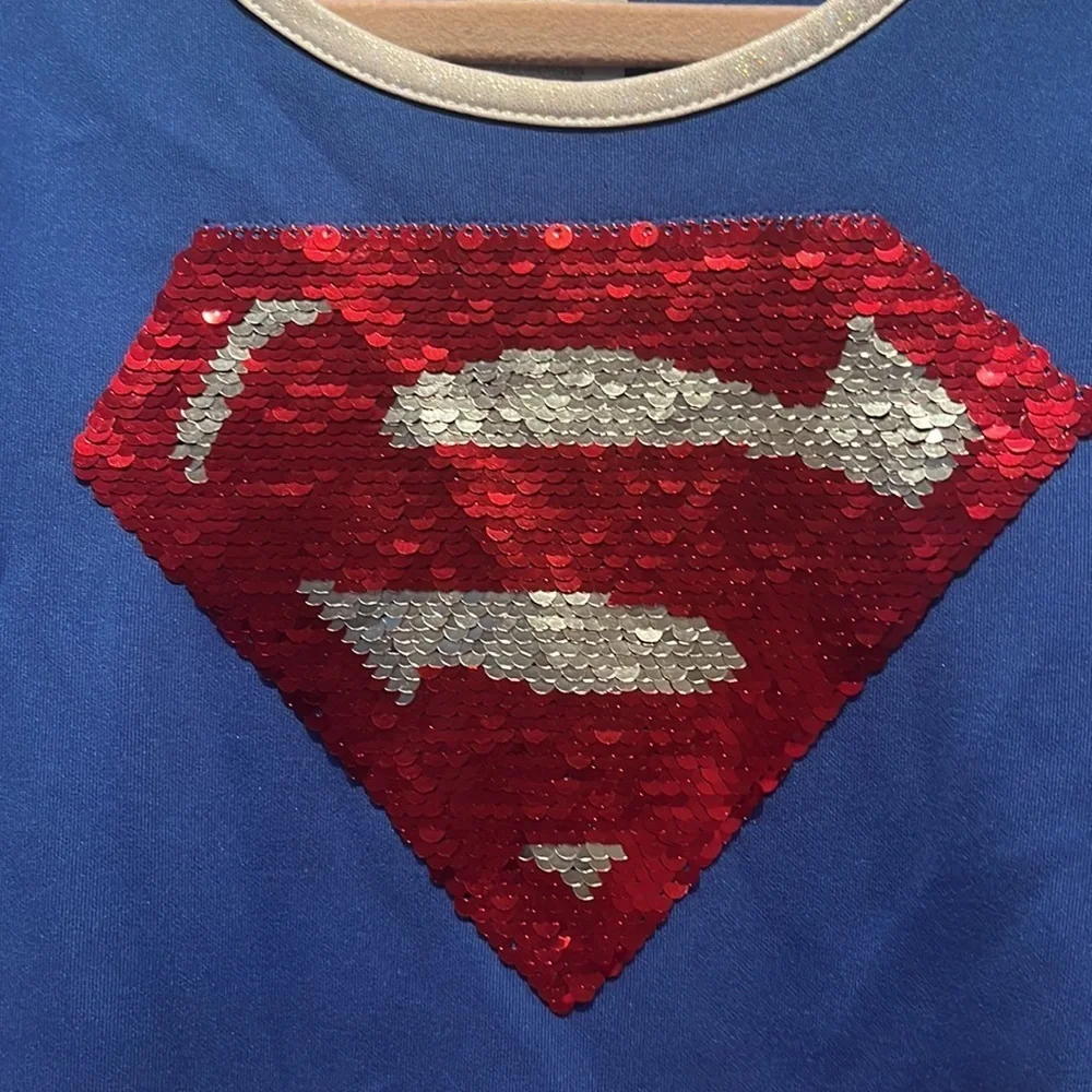 SuperGirl Costume Dress Size Medium 7-8